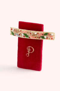 Powder - Holly Berry Hair Barette in Red