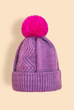 Load image into Gallery viewer, Powder - Ingrid Bobble Hat - Grape
