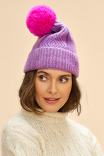 Load image into Gallery viewer, Powder - Ingrid Bobble Hat - Grape
