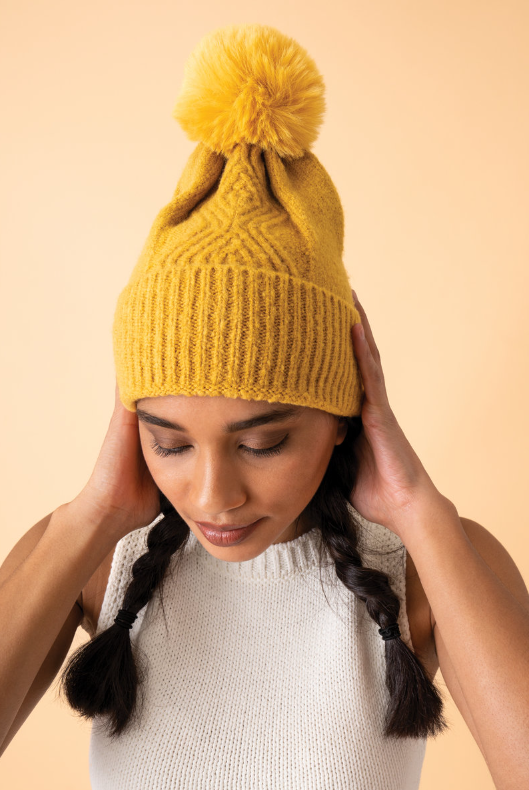 Powder - Ingrid Bobble Hat - Mustard