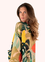Load image into Gallery viewer, Powder - Kimono Jacket in Exotic Leaves
