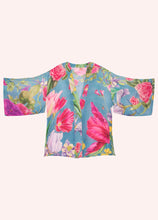 Load image into Gallery viewer, Powder - Kimono Jacket in Floral Study Denim
