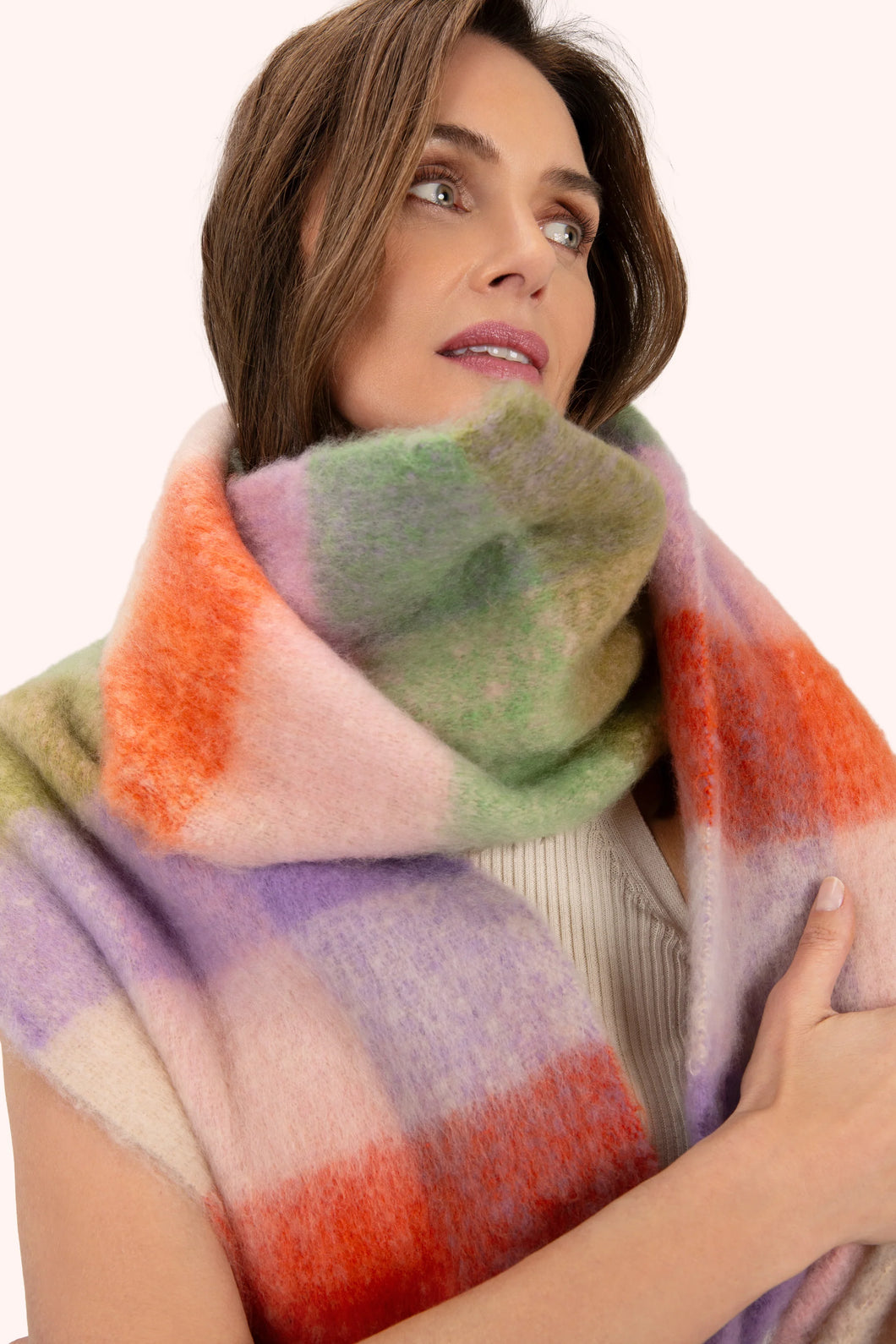 Powder - Molly Cosy Scarf in Lavender Mix