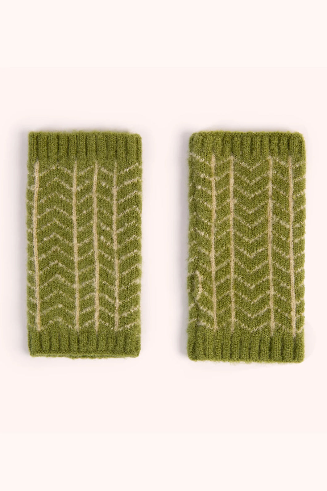 Powder - Niamh Wrist Warmers in Olive