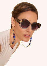 Load image into Gallery viewer, Powder - Polina Sunglasses in Tortoiseshell/Aqua
