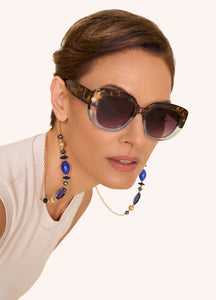 Powder - Polina Sunglasses in Tortoiseshell/Aqua