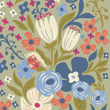 Load image into Gallery viewer, Powder - Polyester Printed Scarf in Critters In The Wildflowers
