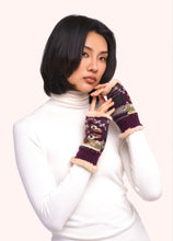 Load image into Gallery viewer, Powder - Scandi Cosy Wrist Warmers in Damson Mix
