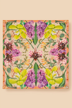 Load image into Gallery viewer, Powder - Silk Square Scarf - Exotic Evening Cream
