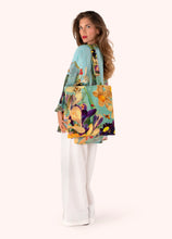 Load image into Gallery viewer, Powder - Velvet Tote Bag in Spring Flora
