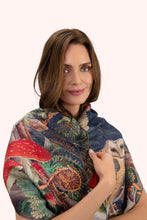 Load image into Gallery viewer, Powder - Wild Woodland Owl Lux Print Scarf
