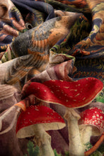 Load image into Gallery viewer, Powder - Wild Woodland Owl Lux Print Scarf
