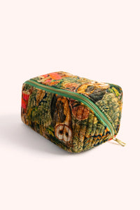 Powder - Wild Woodland Owl Quilted Makeup Bag