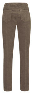 Robell - 52457 54363 Bella Needlecord Trousers - Taupe 17