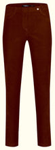 Load image into Gallery viewer, Robell - 52457 54363 Bella Needlecord Trousers - Chestnut 290
