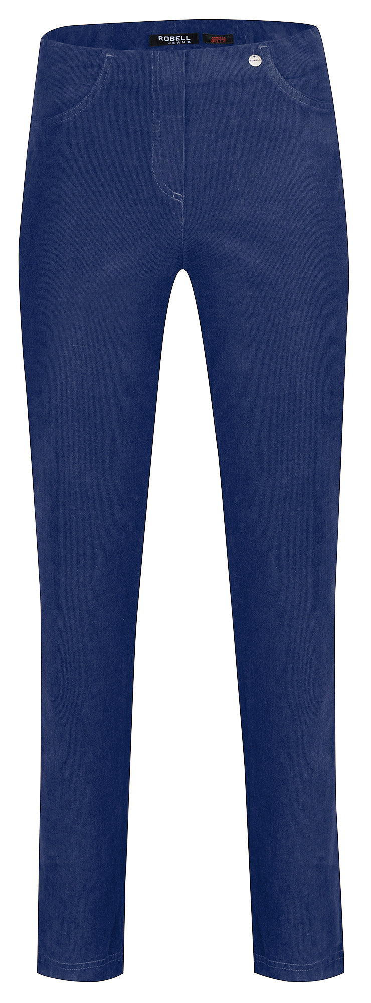 Robell - 52457 54363 Bella Needlecord Trousers - Liberty Blue 68