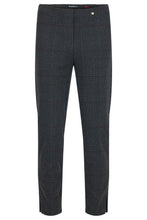 Load image into Gallery viewer, Robell - 53461 55013 Rose Trousers - Charcoal Burgundy Check 99
