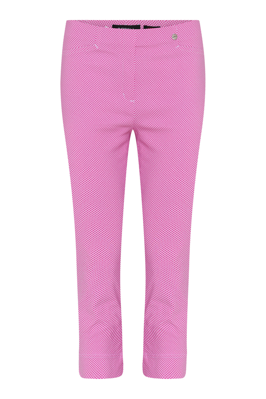 Robell - 51636 54736 Rose Crop Trouser - Pink 43