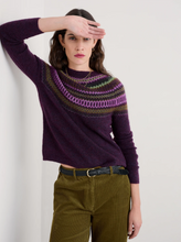 Load image into Gallery viewer, Sea Salt - Annik Jumper in Modernist Grape Oak Mix
