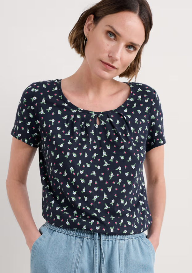 Sea Salt - Appletree T-Shirt in Bud Flower Maritime