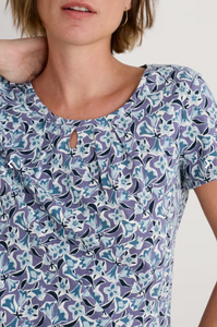 Sea Salt - Appletree T-Shirt in Paper Bellflower Bilberry