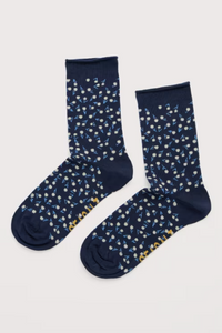 Sea Salt - Arty Socks in Bud Ditsy Marine