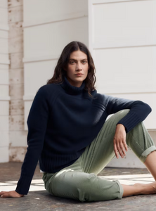 Sea Salt - Basset Cove Jumper in Maritime