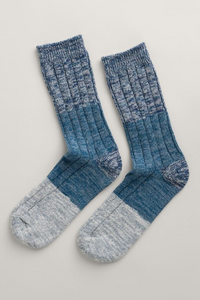 Sea Salt - Bloomin Good Socks II - Late Light Maritime Twist