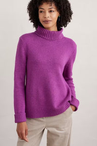 Sea Salt - Braque Jumper - Wild Orchid