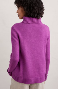 Sea Salt - Braque Jumper - Wild Orchid