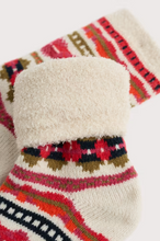 Load image into Gallery viewer, Sea Salt - Cabin Socks in Scillia Aran Multi

