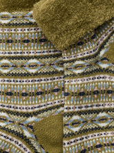 Load image into Gallery viewer, Sea Salt - Cabin Socks in Wood Thistle Fern Moss
