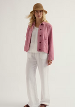 Load image into Gallery viewer, Sea Salt - Carnon Downs Jacket in Gingham Scarlet
