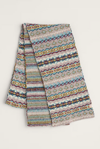 Sea Salt - Dreaming Tide Scarf - Harlyn Pink Grass Multi