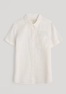 Sea Salt - Drydock Shirt in Chalk