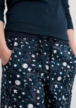 Load image into Gallery viewer, Sea Salt - Evening Path Pyjamas in Starry Night Maritime
