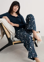 Load image into Gallery viewer, Sea Salt - Evening Path Pyjamas in Starry Night Maritime
