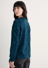 Load image into Gallery viewer, Sea Salt - Gwennol Top in Drawn Seabed Dark Eden
