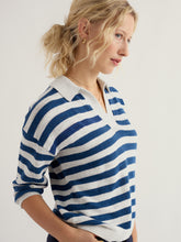 Load image into Gallery viewer, Sea Salt - Gwynver Jumper in Cornish Dark Voyage Chalk
