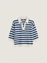 Load image into Gallery viewer, Sea Salt - Gwynver Jumper in Cornish Dark Voyage Chalk

