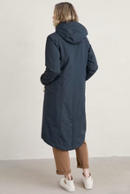 Load image into Gallery viewer, Sea Salt - Janelle Waterproof Coat - Squid Ink
