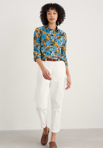 Sea Salt - Larissa Shirt in Citrus Floral Poseidon