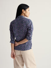 Load image into Gallery viewer, Sea Salt - Larissa Shirt in Flax Flower Bright Orchid

