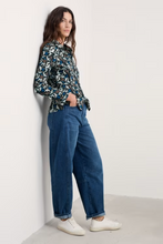 Load image into Gallery viewer, Sea Salt - Larissa Shirt in Swooping Birds Onyx
