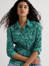 Load image into Gallery viewer, Sea Salt - Larissa Shirt in Woodland Floral Dark Stem
