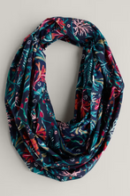 Load image into Gallery viewer, Sea Salt - May Garland Circle Scarf - Seaweed Bloom Maritime
