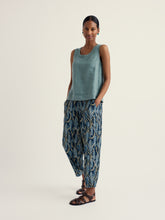 Load image into Gallery viewer, Sea Salt - Noweth Trouser in Red Hot Poker Maritime
