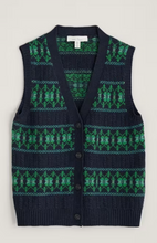 Load image into Gallery viewer, Sea Salt - Partridge Waistcoat Vest - Porcelain Maritime Hedgerow
