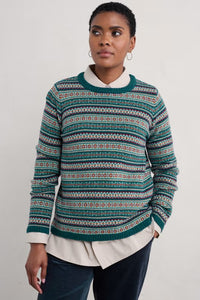 Sea Salt - Percella Cove Jumper - Wheal Towan Seashore Mix