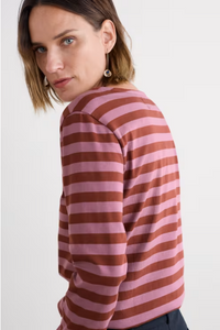 Sea Salt - Sailor Shirt in Scallion Burgundy